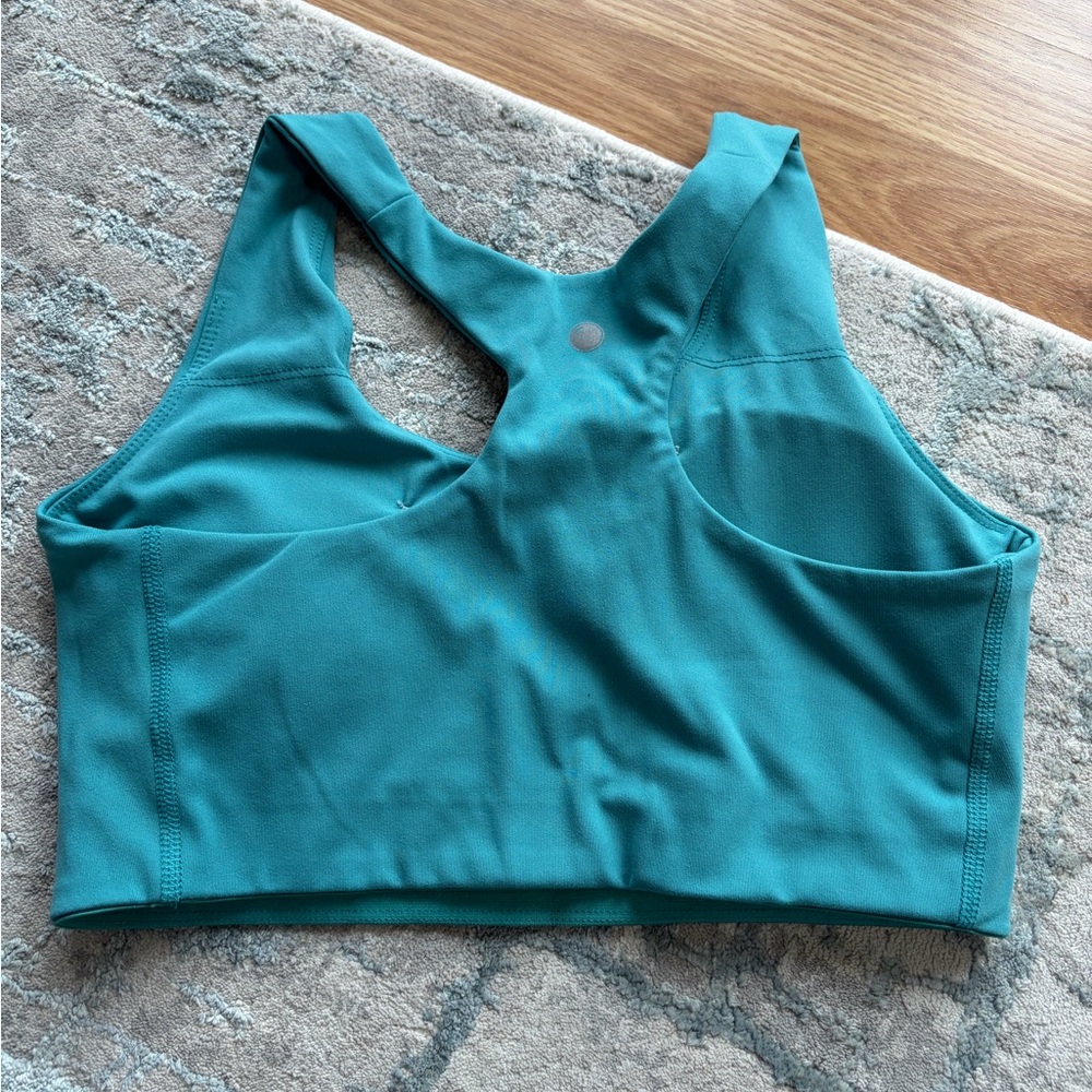 Teal Racerback Sports Bra - Picture 2 of 2